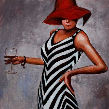 Let’s Party - Portraits Handgemaltes Ölgemälde