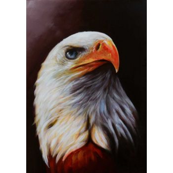 Proud Eagle - Tiere Handgemaltes Ölgemälde Proud Eagle - Tiere Handgemaltes Ölgemälde